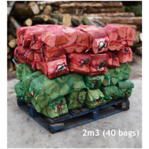 40 Bags (2m3) Kiln Dried Mixed Logs