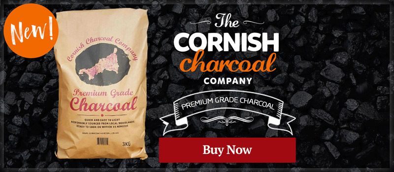 Premium Grade Charcoal from the Cornish Charcoal Company.